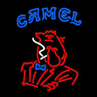 Joe Camel Red Logo Neontábla