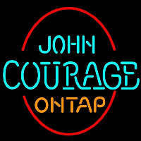 John Courage On Tap Neontábla