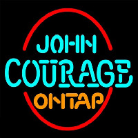 John Courage On Tap Neontábla