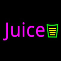 Juice & Glass Logo Neontábla