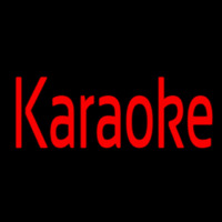 Karaoke Cursive Neontábla