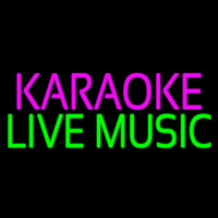 Karaoke Live Muisc 1 Neontábla