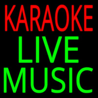 Karaoke Live Muisc 2 Neontábla