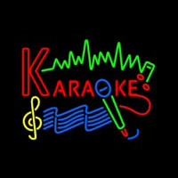 Karaoke Music  Neontábla