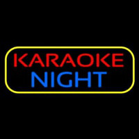Karaoke Night Colorful Neontábla