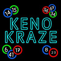 Keno Kraze Neontábla
