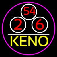 Keno With Ball 3 Neontábla