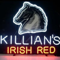 Killians Irish Red . XCAT_LAGER Sör Kocsma Nyitva Neontábla