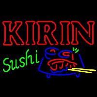 Kirin Beer And Sushi Beer Sign Neontábla