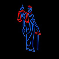 Law Office Logo Neontábla