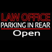 Law Office Open Neontábla