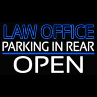 Law Office Open Neontábla