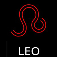 Leo Icon Neontábla