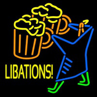 Libations Neontábla