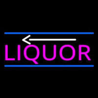 Liquor With Arrow Neontábla