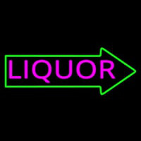 Liquor With Arrow Neontábla