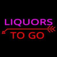 Liquors To Go Neontábla