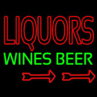 Liquors Wines Beer Neontábla