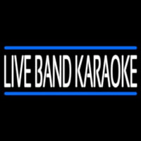 Live Band Karaoke Neontábla