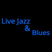 Live Jazz And Blues Neontábla