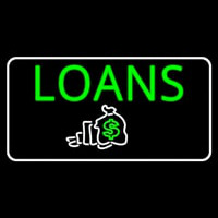 Loans With Logo Neontábla