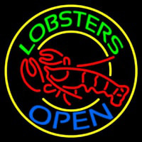 Lobsters Open Neontábla
