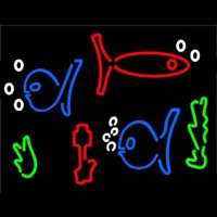Logo Fish Neontábla