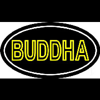 Lord Buddha With Border Neontábla