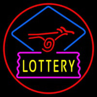 Lottery Logo Neontábla