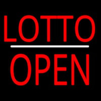 Lotto Block Open White Line Neontábla