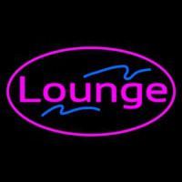 Lounge Oval Pink Neontábla