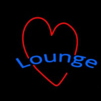 Lounge With Heart Neontábla