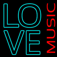 Love Music Neontábla