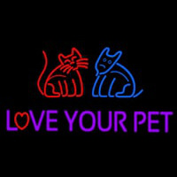 Love Your Pet Neontábla