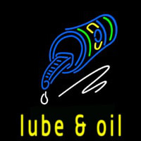Lube And Oil Neontábla