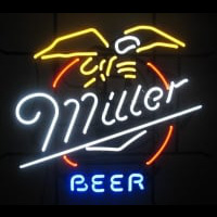 MILLER BEER LAGER BAR PUB Neontábla