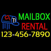 Mailbo  Rental With Phone Number Neontábla