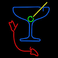 Martini Glass with Arrow Neontábla