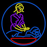 Massage Logo Open Neontábla