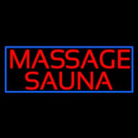 Massage Sauna Neontábla