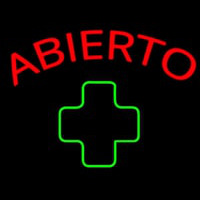 Medical Cross Abierto Neontábla