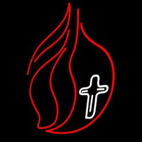 Methodist Church Logo Neontábla