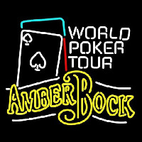 Michelob Amber Bock World Poker Tour Neontábla