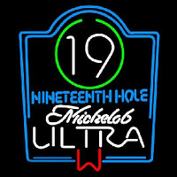 Michelob Ultra 19th Hole Beer Sign Neontábla