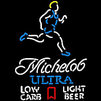 Michelob Ultra Light Low Carb Jogger Beer Sign Neontábla