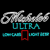 Michelob Ultra Light Low Carb Red Ribbon Neontábla