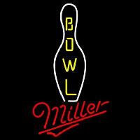 Miller Bowling Beer Sign Neontábla