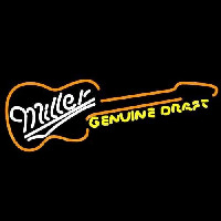 Miller Country Guitar Beer Sign Neontábla