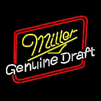 Miller Genuine Draft Hollywood Beer Sign Neontábla