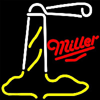 Miller Lighthouse Beer Sign Neontábla